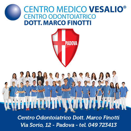 centro medico vesalio sponsor del calcio padova